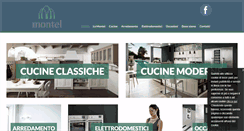 Desktop Screenshot of montelcucine.it